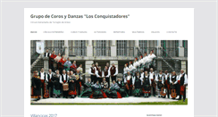 Desktop Screenshot of losconquistadores.org